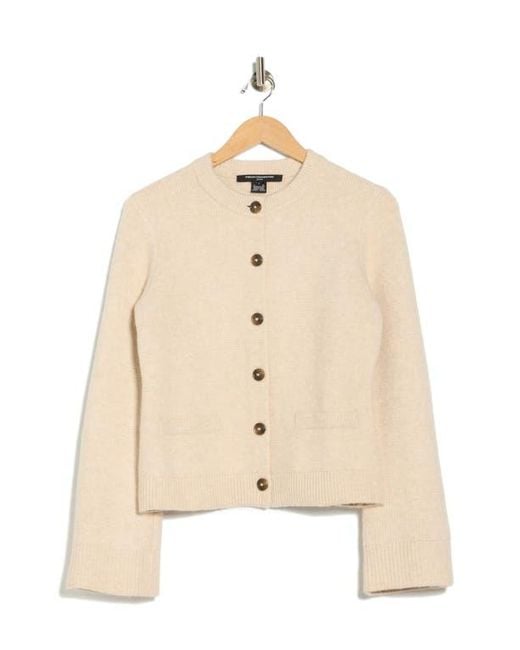 French Connection Blue Structured Cardigan