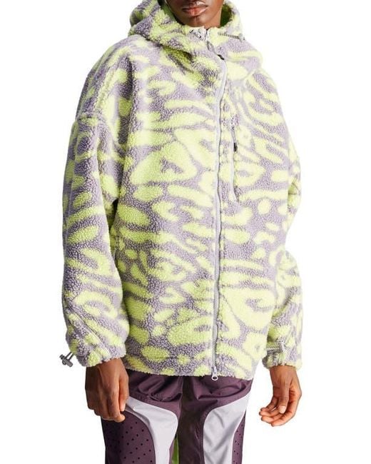 adidas By Stella McCartney Jacquard Fleece Jacket | Lyst