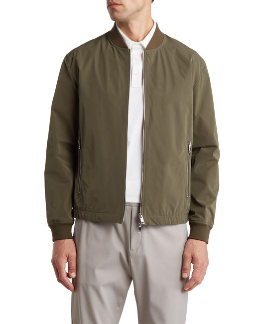 Theory Brown City Bomber Jacket for men