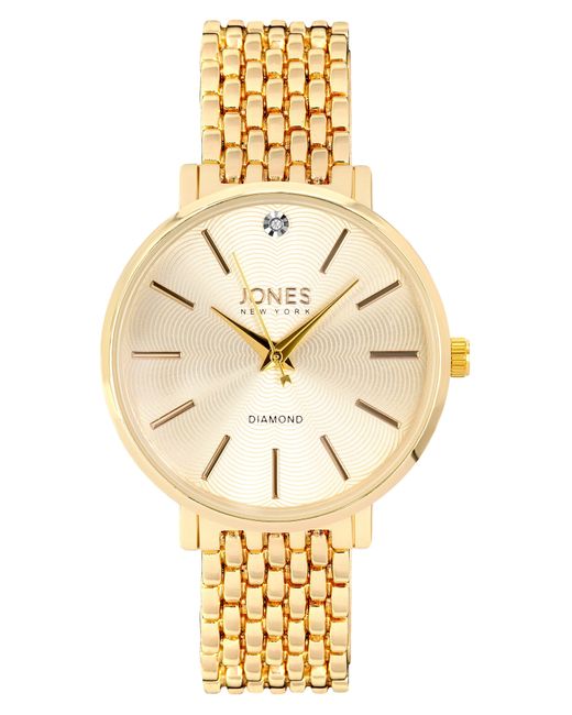 Jones New York Metallic Diamond Bracelet Watch for men