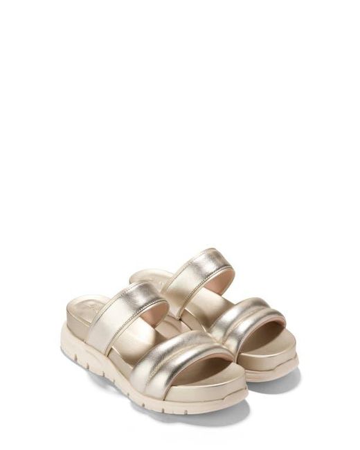 Cole Haan Multicolor Zerogrand Double Band Slide Sandal