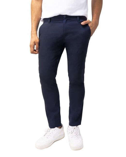 Xray Jeans Blue Hidden Zip Pocket Twill Trousers for men