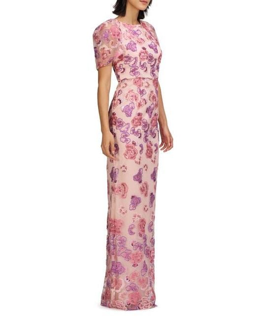JS Collections Red Teigen Sequin Column Gown