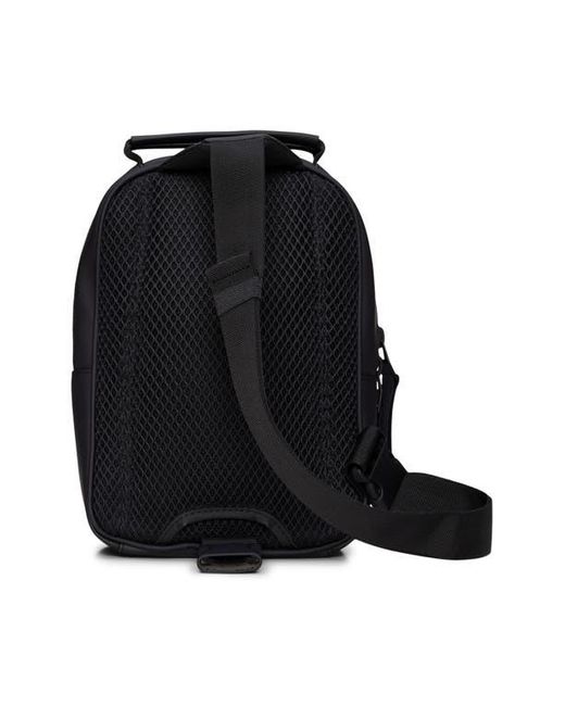 Rains Black Mini Book Daypack