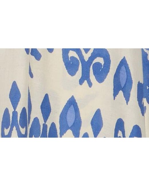 Boho Me Blue Button Front Tunic