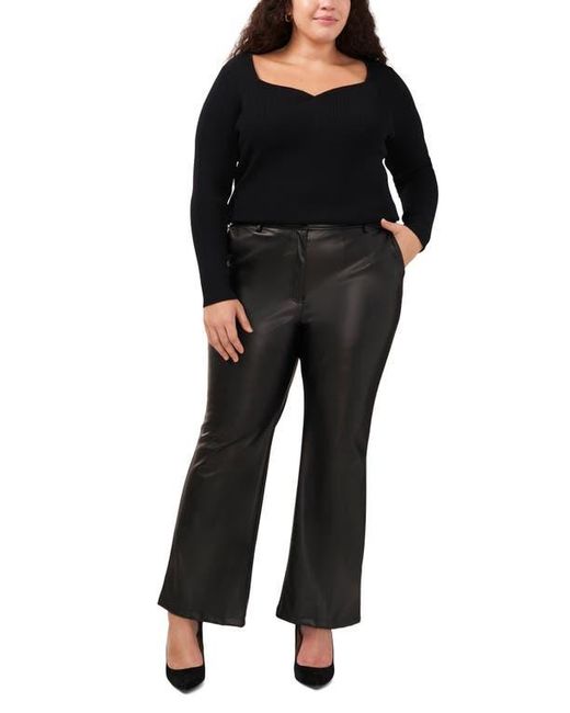 Halogen® Black Rib Sweater