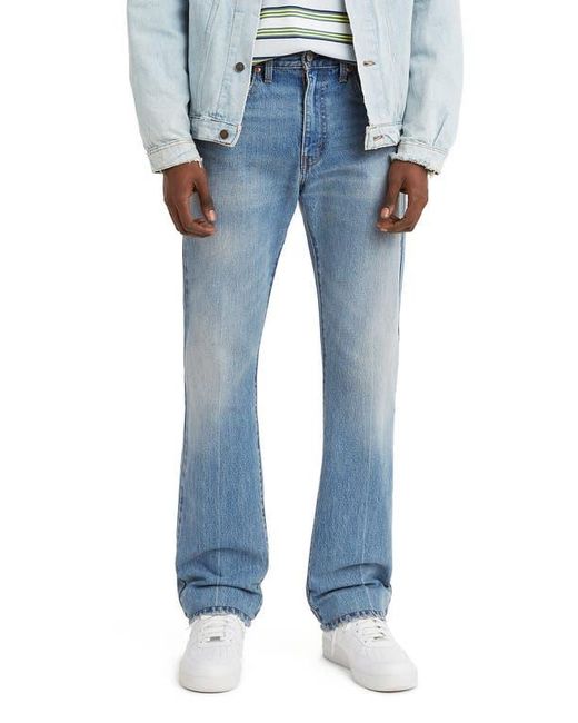 Levi's Blue 517 Bootcut Jeans for men