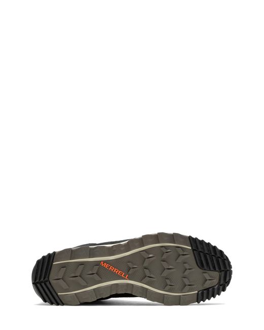 Merrell Black Wildwood Waterproof Leather Sneaker for men
