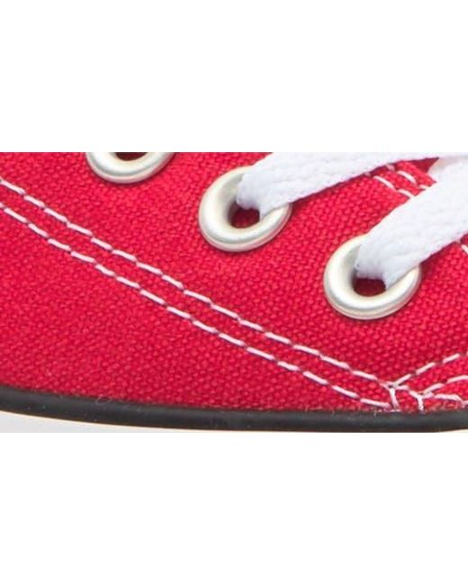 Converse Red Chuck Taylor All Star Low Top Sneaker