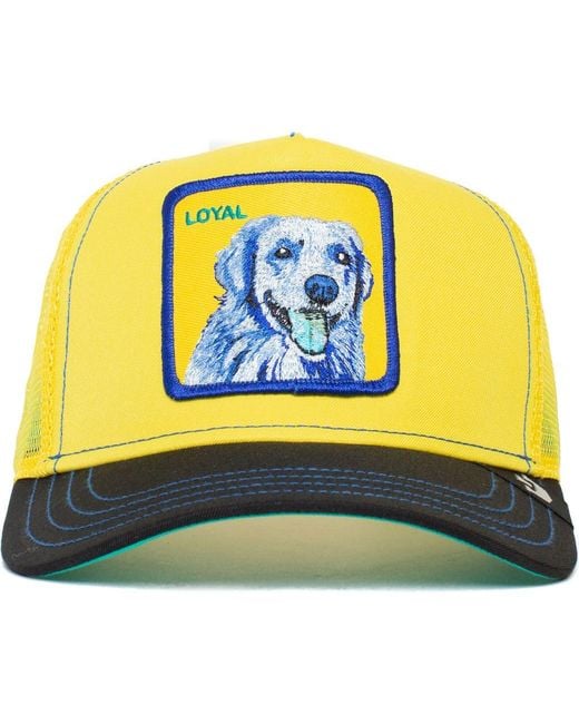 Goorin Bros Yellow Doggy Trip Patch Trucker Hat for men