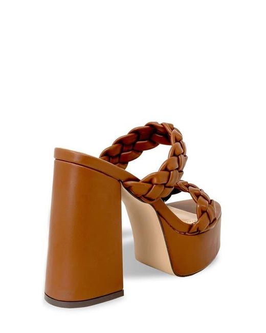 In Touch Footwear Brown Traci Platform Sandal