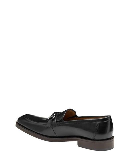 Johnston & Murphy Black Meade Bit Loafer for men