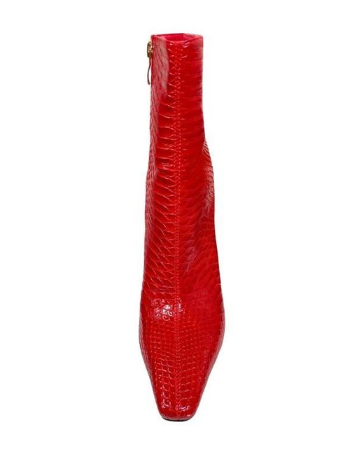 Ninety Union Red Fire Snip Toe Bootie