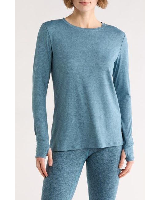 Marika Harper Long Sleeve Active Top in Blue | Lyst