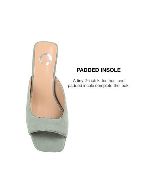 Journee Collection White Larna Heeled Sandal