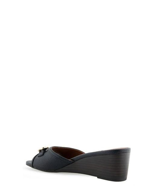 Aerosoles White Wava Wedge Slide Sandal