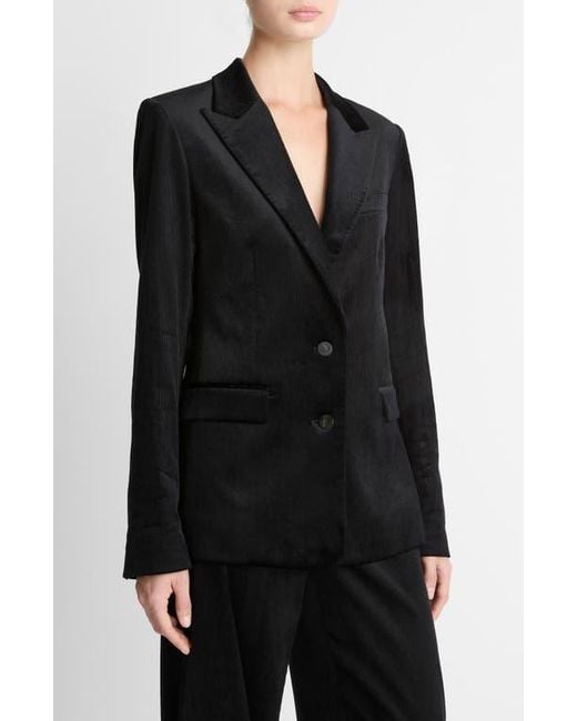 Vince Black Velvet Blazer