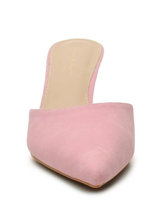Nicole Miller Pink Pointed Toe Mule