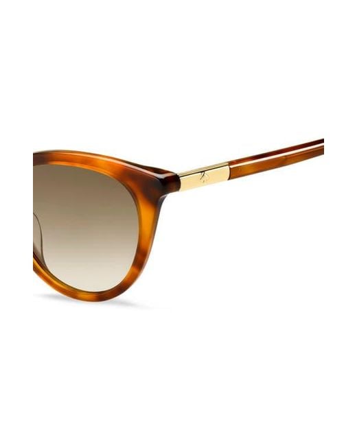 Kate Spade Brown Janalynn 51Mm Gradient Rectangular Sunglasses