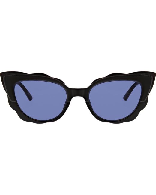 BCBGMAXAZRIA 53Mm Scalloped Cat Eye Sunglasses in Blue | Lyst display picture 1