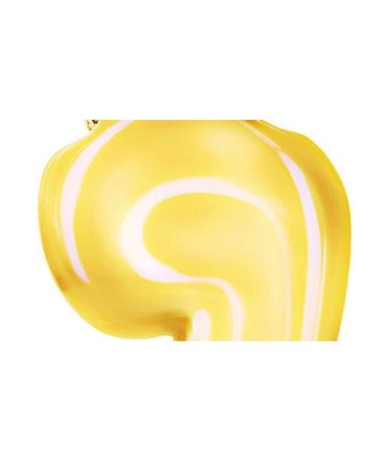 Simona Metallic Bubble Initial Pendant Necklace