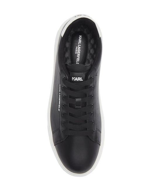 Karl Lagerfeld Blue Plain Toe Sneaker for men