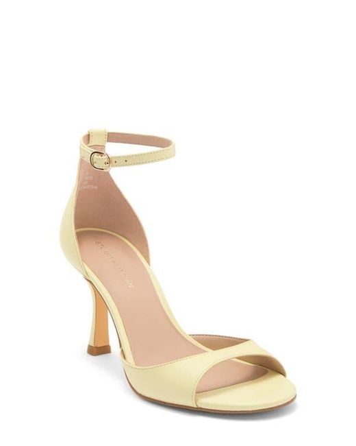 Stuart Weitzman Metallic Isla Ankle Strap Sandal