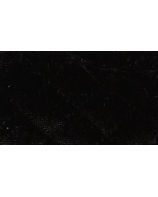 Vince Camuto Black Quilted Velvet Conductor Hat for men