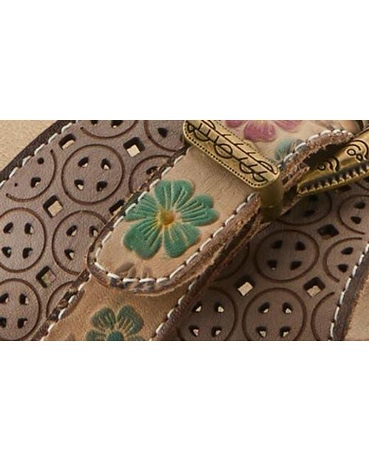 Spring Step Metallic Upperbuck Sandal