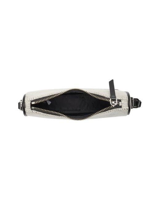 Marc Jacobs Metallic Drifter Canvas & Leather Convertible Shoulder Bag
