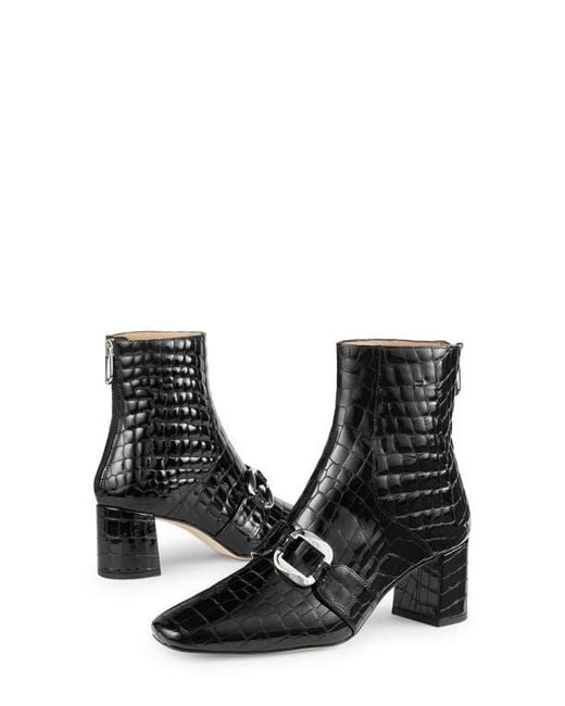 L.K.Bennett Black Nadima Oloid Bootie