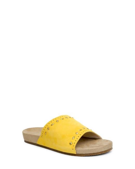 Revitalign Yellow Sofia Stud Sandal