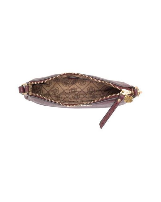 Nanette Lepore Purple Frannie Convertible Baguette Shoulder Bag