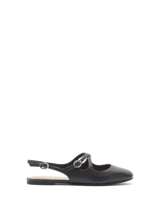 Stuart Weitzman Black Clover Slingback Mule