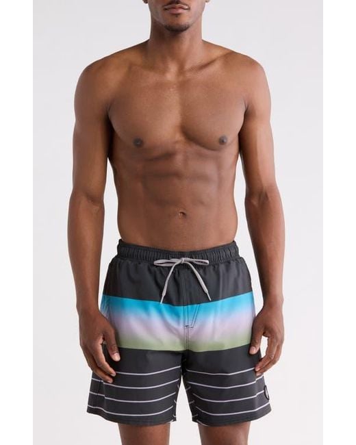 Volcom Gray Swim Trunks for men