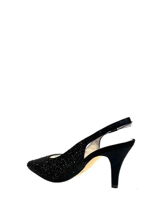 Lady Couture Black Slingback Pump