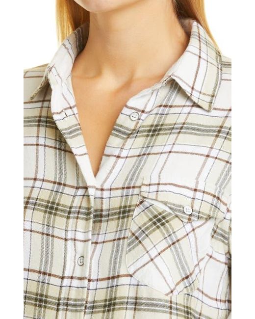 Rag & Bone Blue Jonah Plaid Button-Up Shirt
