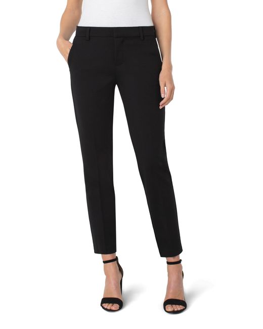 Liverpool Los Angeles Black Kelsey Stretch Trousers