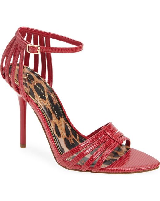 Jessica Simpson Red Nuvire Pointed Toe Sandal