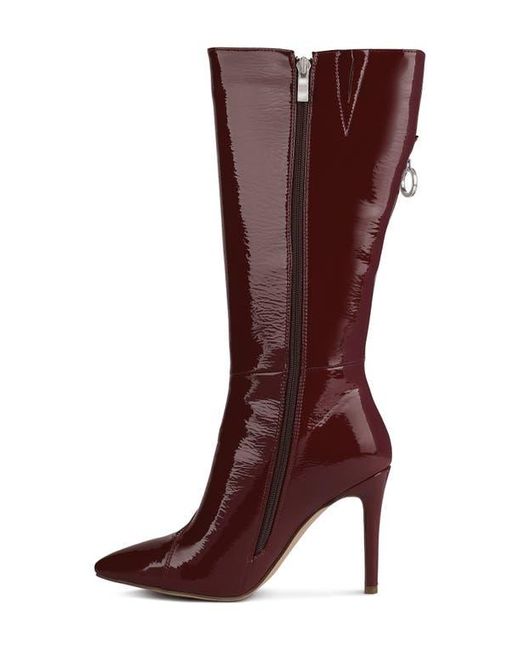 Rag & Co Red Tsaroh Knee High Boot