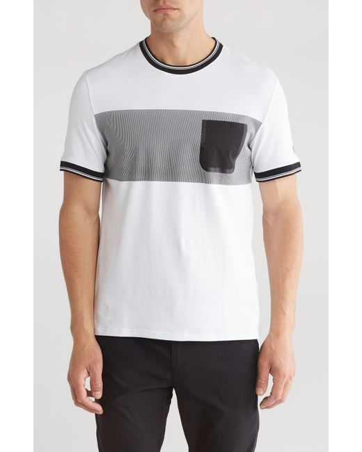 DKNY White Chanler Pocket T-shirt for men