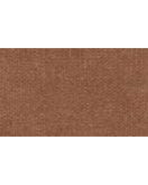 Goodlife Brown Stretch Corduroy Snap Front Shirt for men
