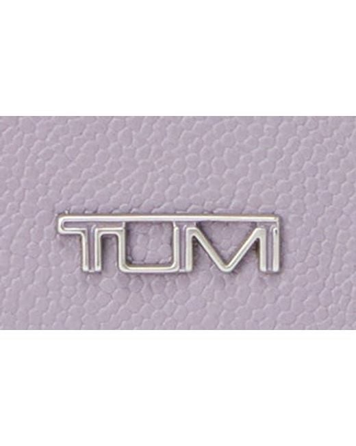 Tumi Purple Flap Card Case