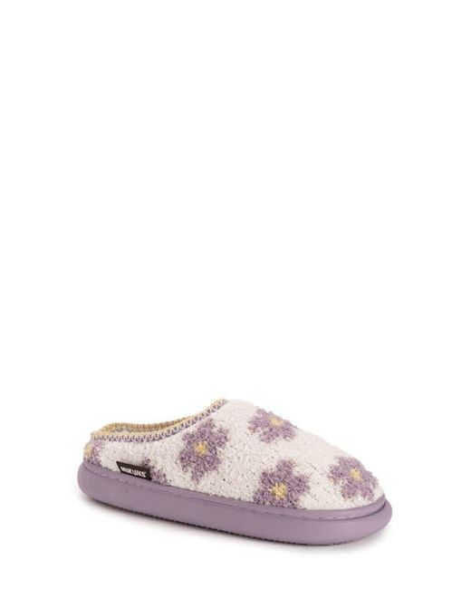 Muk Luks Pink Janna Cozy Crew Faux Shearling Lined Clog