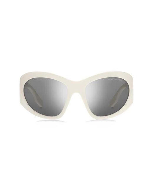 Marc Jacobs Gray 62Mm Rectangular Sunglasses
