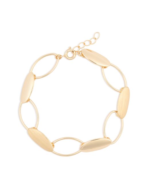 Nordstrom White Oval Chain Link Bracelet