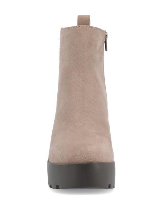 Journee Collection Brown Cassidy Bootie
