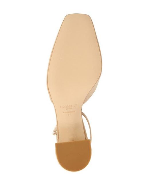 L.K.Bennett Metallic Darling Ankle Strap Pump