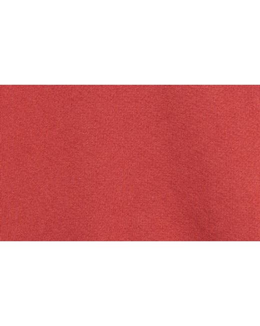 Daydreamer Red Cotton Blend Varsity Sweatshirt