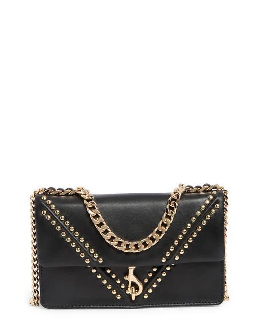 Rebecca Minkoff Black V Studded Wallet On A Chain Crossbody Bag